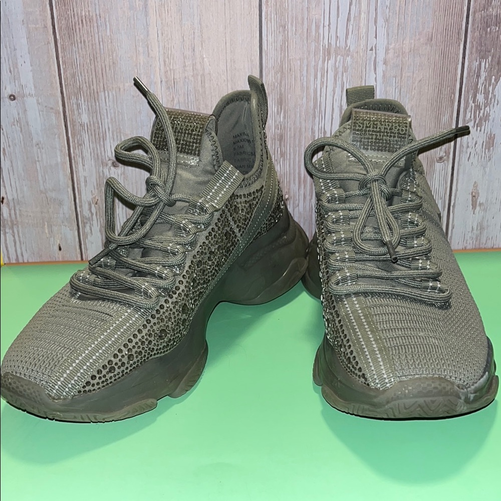 Steve Madden Olive Green Sneakers